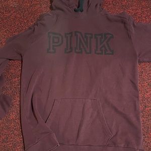 pink hoodie